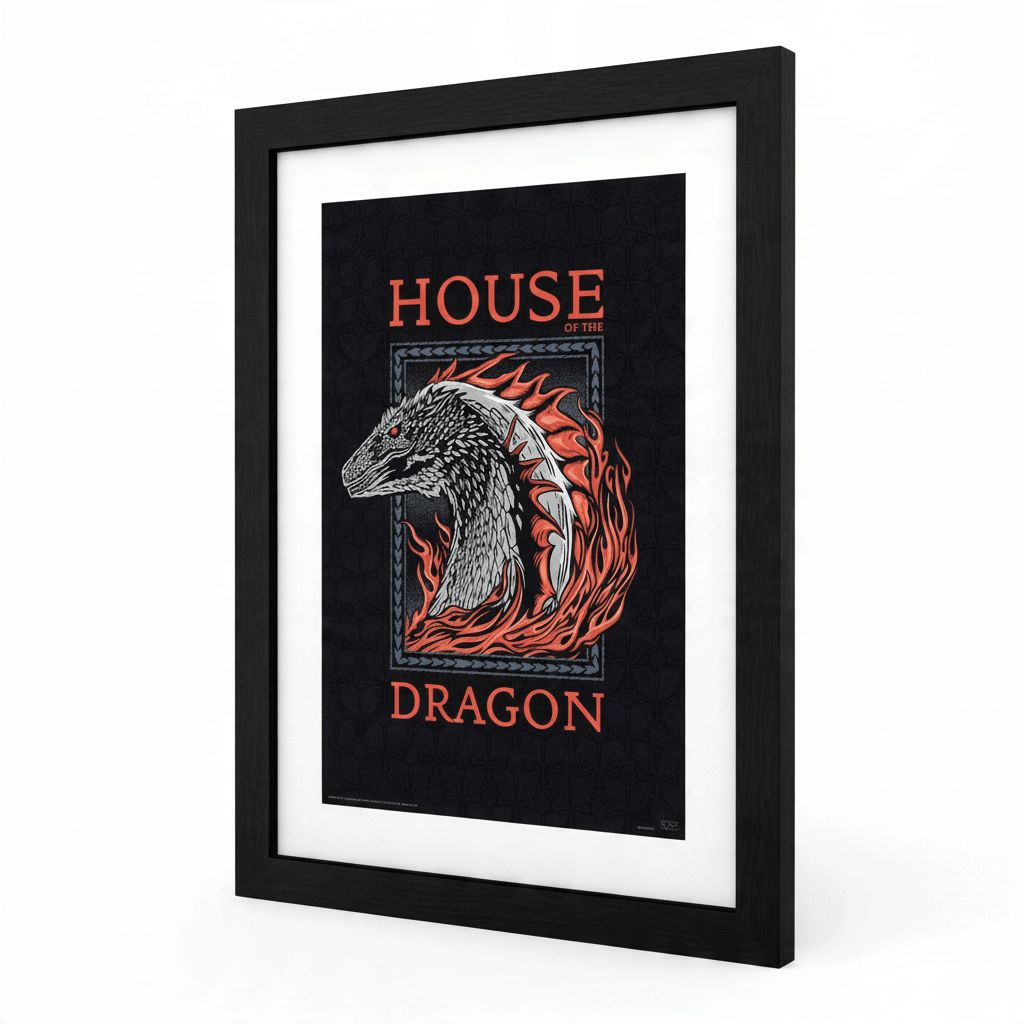 House of the Dragon Red Dragon ingelijste poster - Fans Geek Storeproduct_type#ABYstyle