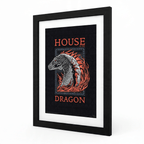 House of the Dragon Red Dragon ingelijste poster - Fans Geek Storeproduct_type#ABYstyle