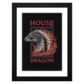 House of the Dragon Red Dragon ingelijste poster - Fans Geek Storeproduct_type#ABYstyle