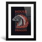 House of the Dragon Red Dragon ingelijste poster - Fans Geek Storeproduct_type#ABYstyle