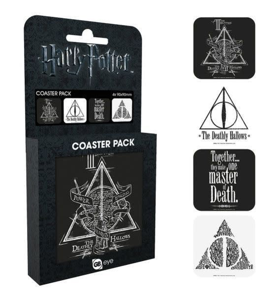 Harry Potter: Deathly Hallows - Coaster Set 4 - Fans Geek Store