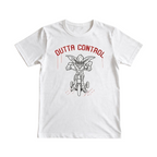 Fans Geek Store white cotton Gremlins Outta Control graphic t-shirt with short sleeves.