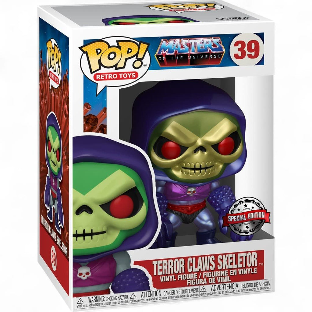Pop! Retro Toys: Masters of the Universe - Terror Claws Skeletor (Metallic) - US Exclusive - Fans Geek Store