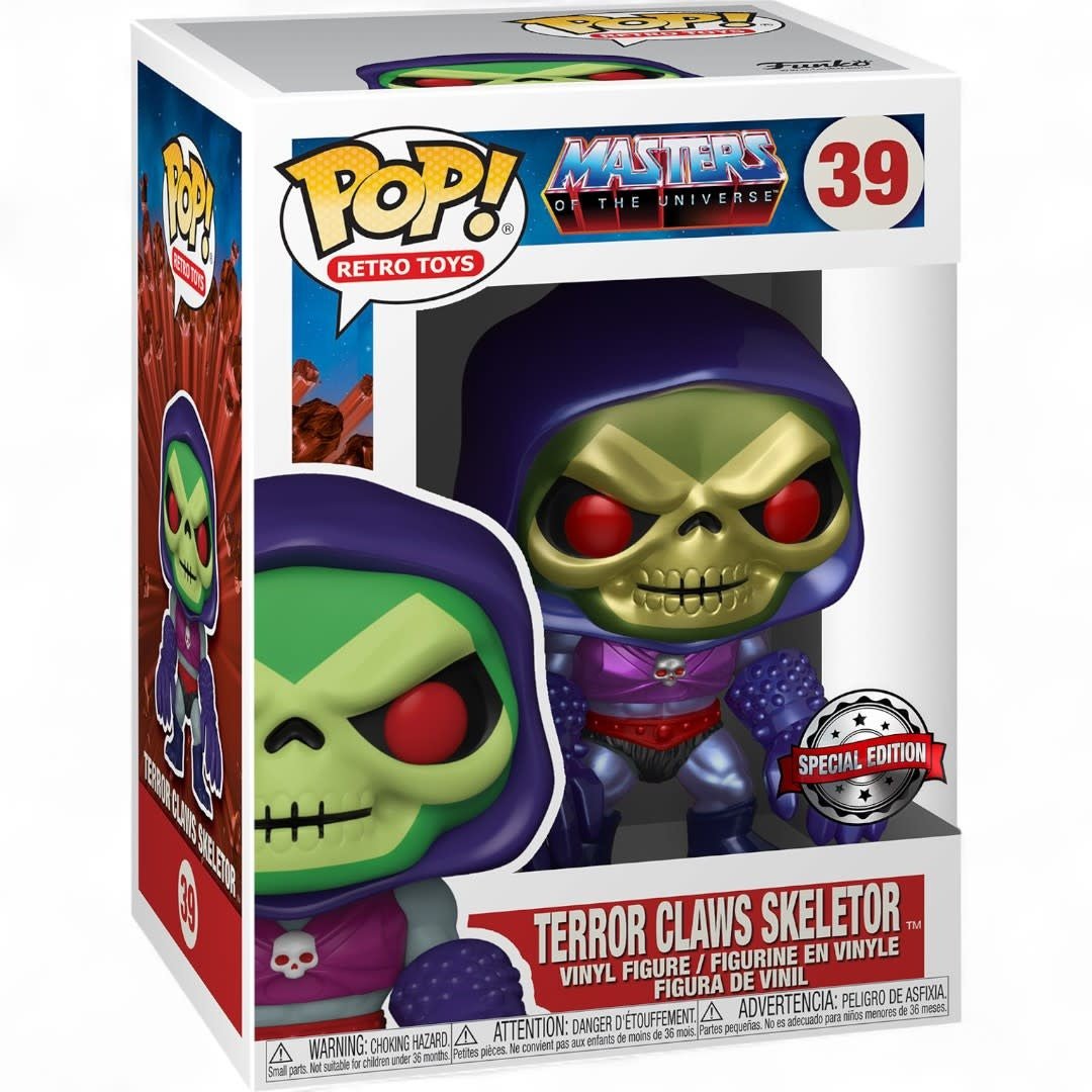 Pop! Retro Toys: Masters of the Universe - Terror Claws Skeletor (Metallic) - US Exclusive - Fans Geek Store