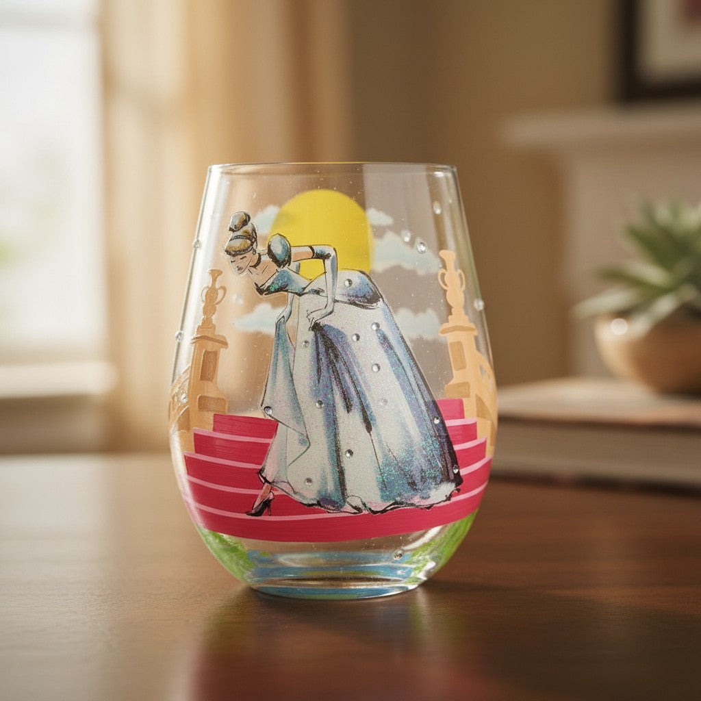 Cinderella Stemless Glas - If The Shoe Fits