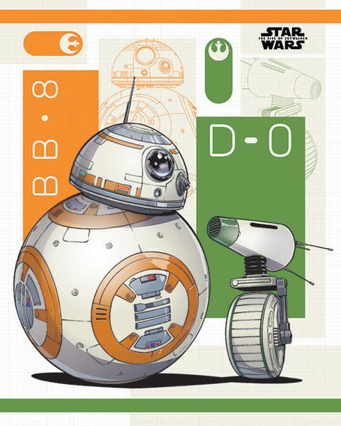 Star Wars: The Rise of Skywalker BB8 and D - O Mini Poster - Fans Geek Store