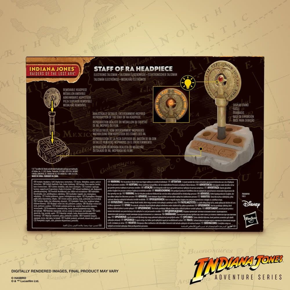 Indiana Jones Adventure Series Replica Staff of Ra Headpiece - Fans Geek Store