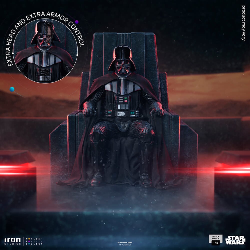 Star Wars: Obi - Wan Kenobi - Darth Vader on Throne Legacy Replica 1:4 Scale Statue - Fans Geek Store