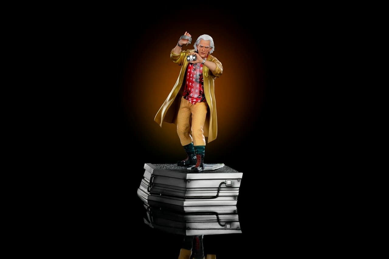 Back to the Future 2: Doc Brown in Alley 1:10 Scale Statue - Fans Geek Store