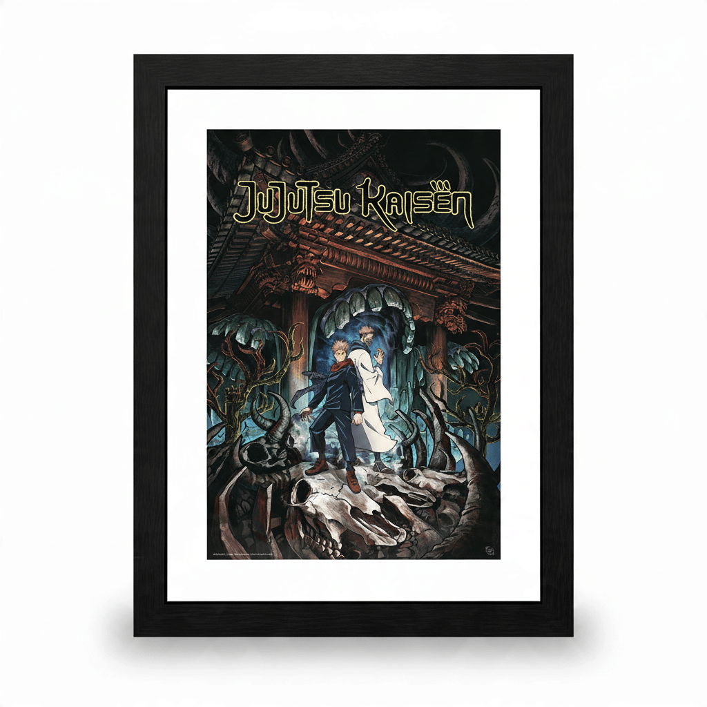 Itadori & Sukuna ingelijste poster – Jujutsu Kaisen - Fans Geek Storeproduct_type#GB Eye