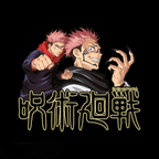 Itadori & Sukuna uniseks T-shirt – Jujutsu Kaisen zwart - Fans Geek Storeproduct_type#ABYstyle