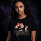 Itadori & Sukuna uniseks T-shirt – Jujutsu Kaisen zwart - Fans Geek Storeproduct_type#ABYstyle