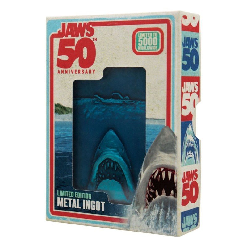 Jaws 50th Anniversary Poster Ingot - Limited Edition 9 cm - Fans Geek Storeproduct_typeFaNaTtik