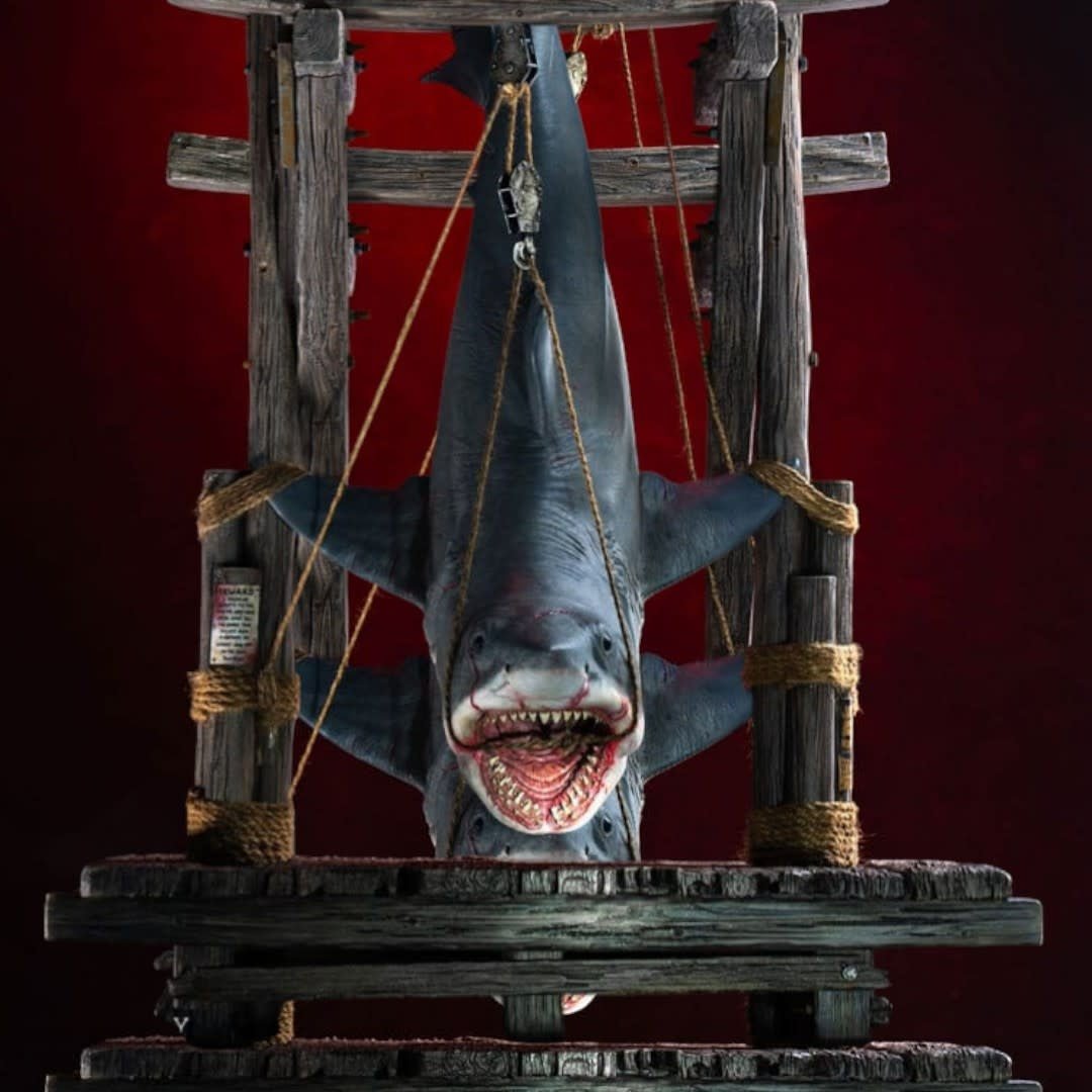 Jaws Maquette 1/12 – Bruce the Shark op de Orca | 76 cm | Gelimiteerd tot 200 stuks - Fans Geek Storeproduct_typeElite Creature Collectibles