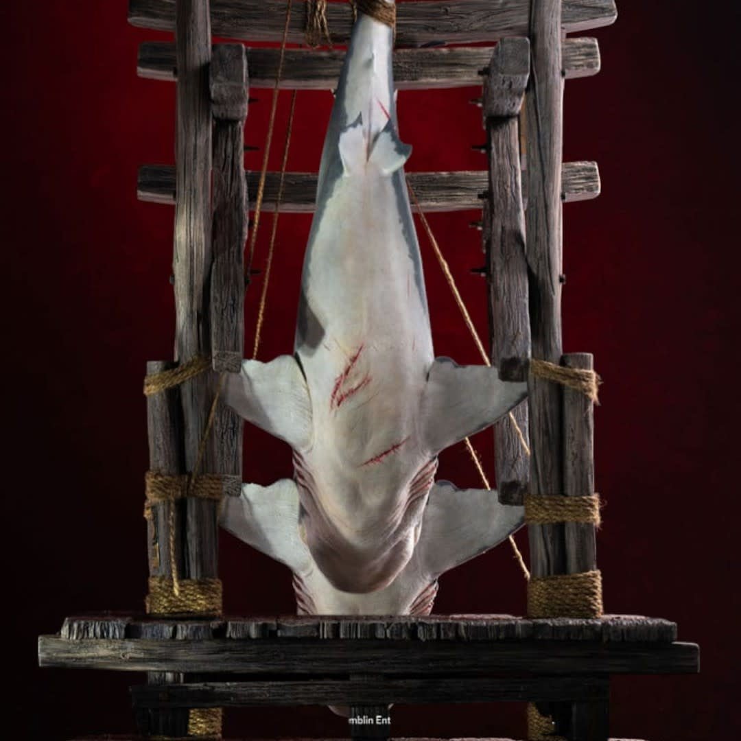 Jaws Maquette 1/12 – Bruce the Shark op de Orca | 76 cm | Gelimiteerd tot 200 stuks - Fans Geek Storeproduct_typeElite Creature Collectibles