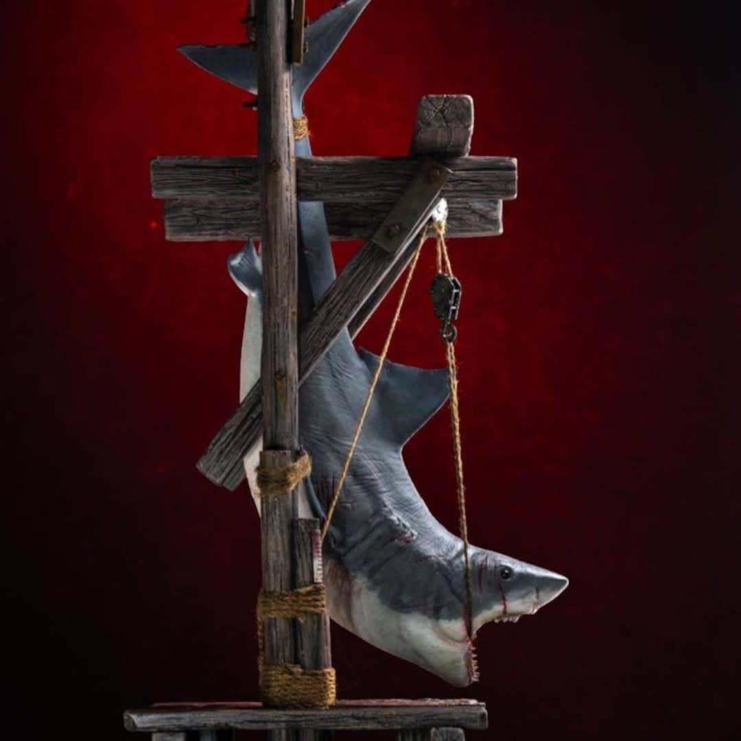 Jaws Maquette 1/12 – Bruce the Shark op de Orca | 76 cm | Gelimiteerd tot 200 stuks - Fans Geek Storeproduct_typeElite Creature Collectibles