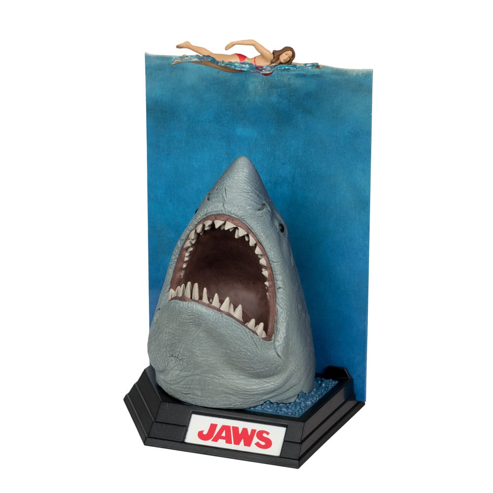 Jaws Movie Maniacs PVC Statue Jaws (50 aniversario) 16 cm - Fans Geek Storeproduct_typeheo