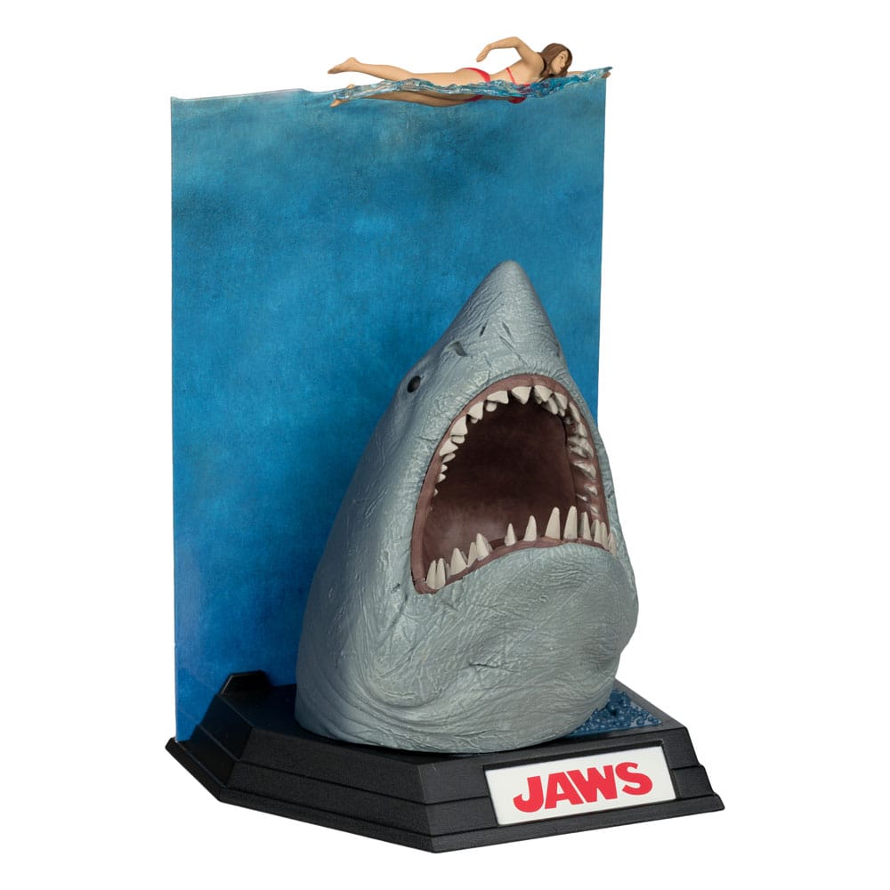 Jaws Movie Maniacs PVC Statue Jaws (50 aniversario) 16 cm - Fans Geek Storeproduct_typeheo