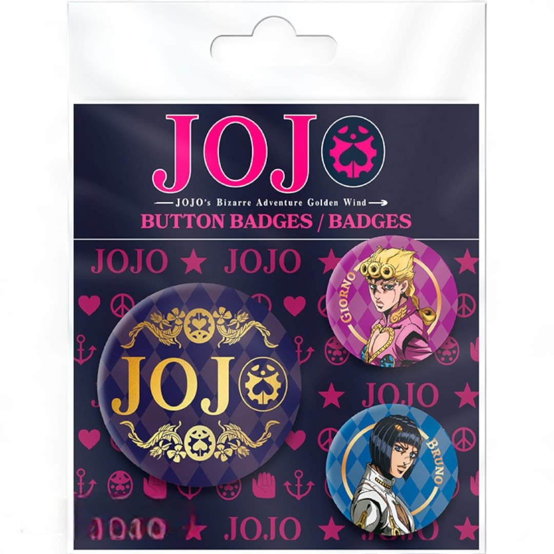 JOJO'S BIZARRE ADVENTURE - Badge Pack - Golden Wind - Fans Geek Store