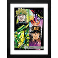 JOJO'S BIZARRE ADVENTURE - Framed print "Dio & Jotaro" (30x40) - Fans Geek Store