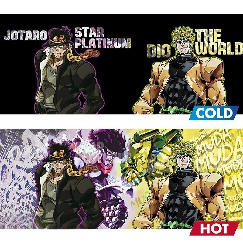 Jotaro vs Dio Heat Change Mok – JoJo's Bizarre Adventure - Fans Geek Storeproduct_typeABYstyle