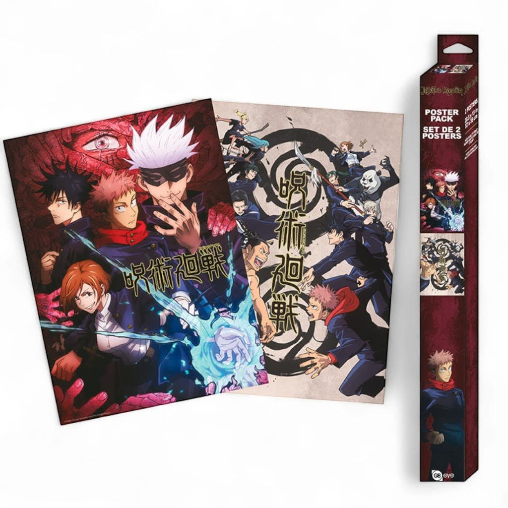 JUJUTSU KAISEN - Set 2 Posters Chibi 52x38 - Group and schools - Fans Geek Store