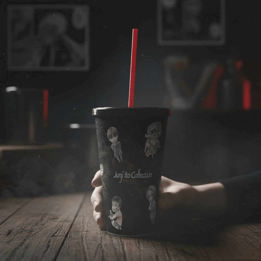 Junji Ito Chibi Art Tumbler met Rietje (470 ml) - Fans Geek Storeproduct_typeABYstyle