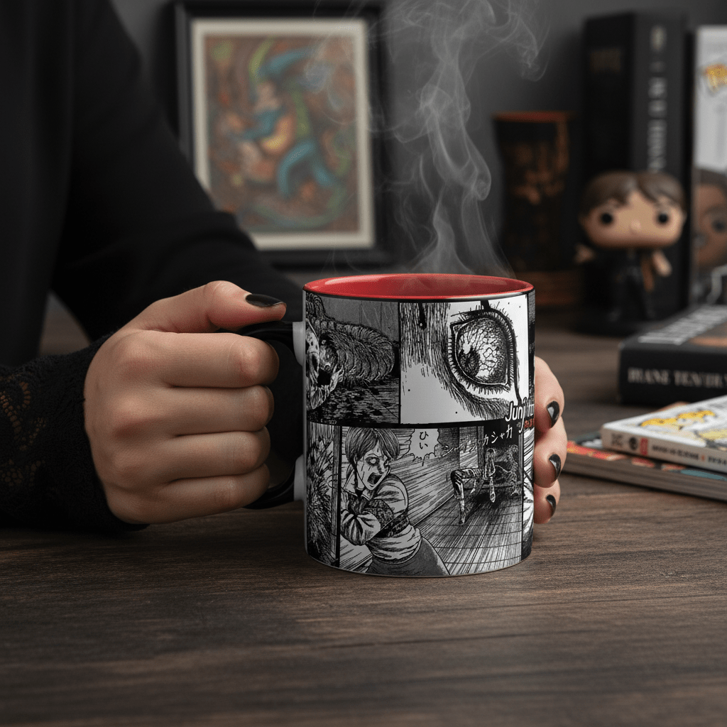 Junji Ito Honored Ancestor Warmte-Veranderende Mok (460 ml) - Fans Geek Storeproduct_typeABYstyle
