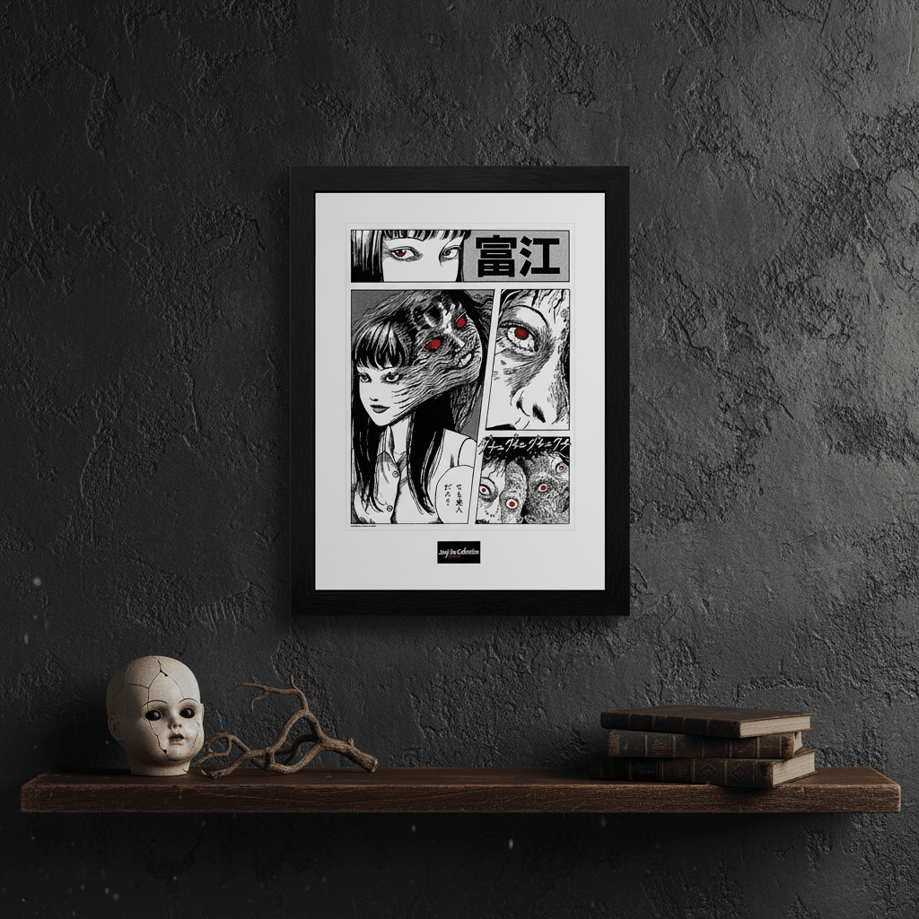 Junji Ito Tomie Ingelijste Print (30.5 x 40.6 cm) - Fans Geek Storeproduct_typeGB Eye