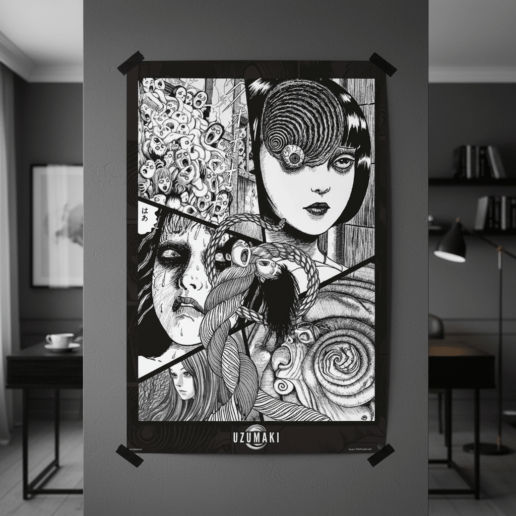 Junji Ito Uzumaki Maxi Poster (91.5 x 61 cm) - Fans Geek Storeproduct_typeGB Eye