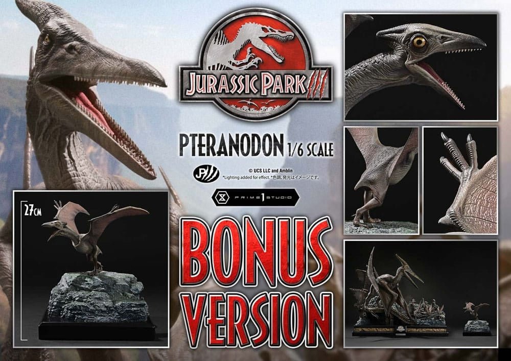 Jurassic Park III Pteranodon Bonus Version Standbeeld 1/6 - Fans Geek Storeproduct_type#Prime 1 Studio