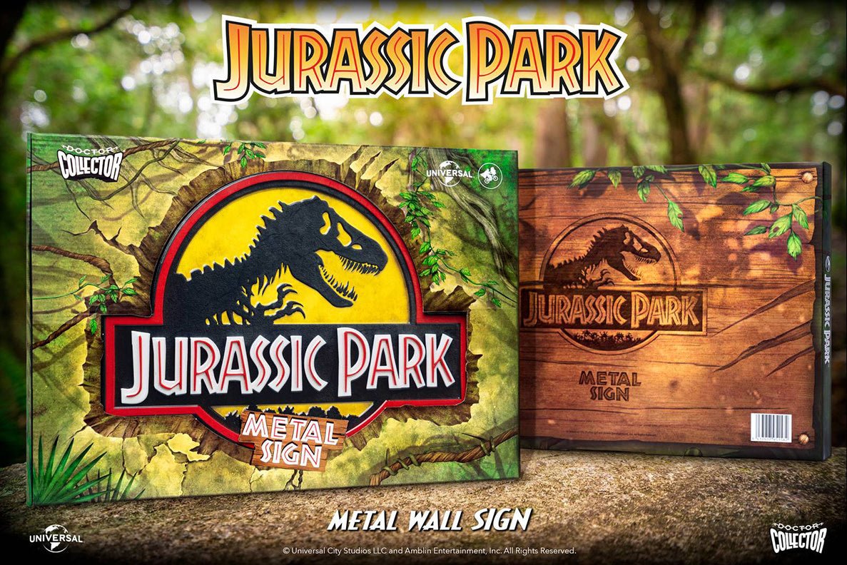 Jurassic Park: Logo Metal Sign - Fans Geek Store
