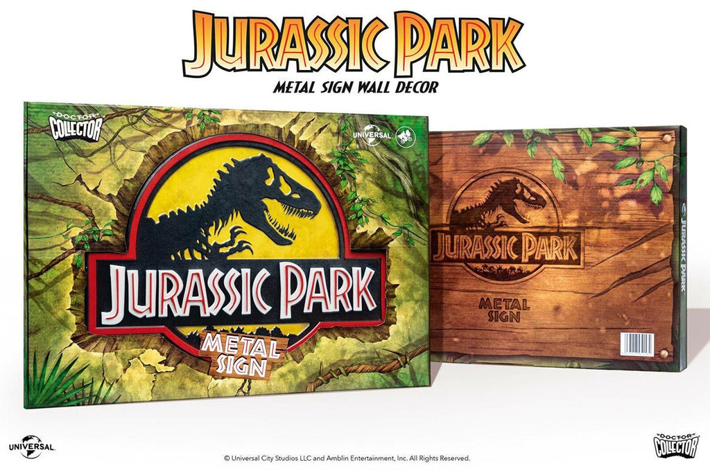 Jurassic Park: Logo Metal Sign - Fans Geek Store