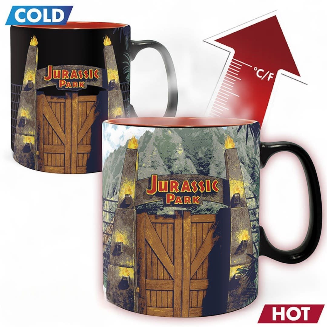 JURASSIC PARK - Mug Heat Change - 460 ml - Gate - Fans Geek Store