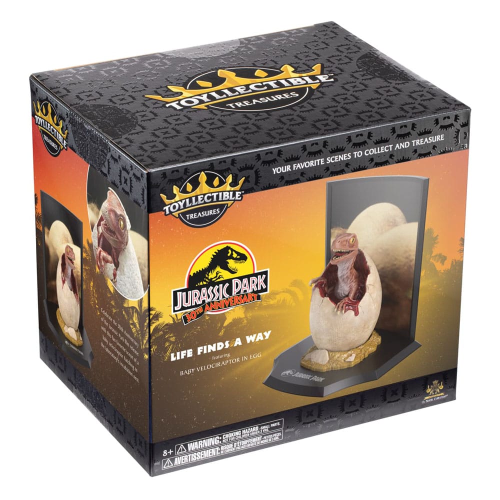 Jurassic Park Raptor - ei Beeldje Collectible Treasure Statue 12 cm - Fans Geek Storeproduct_typeThe Noble Collection