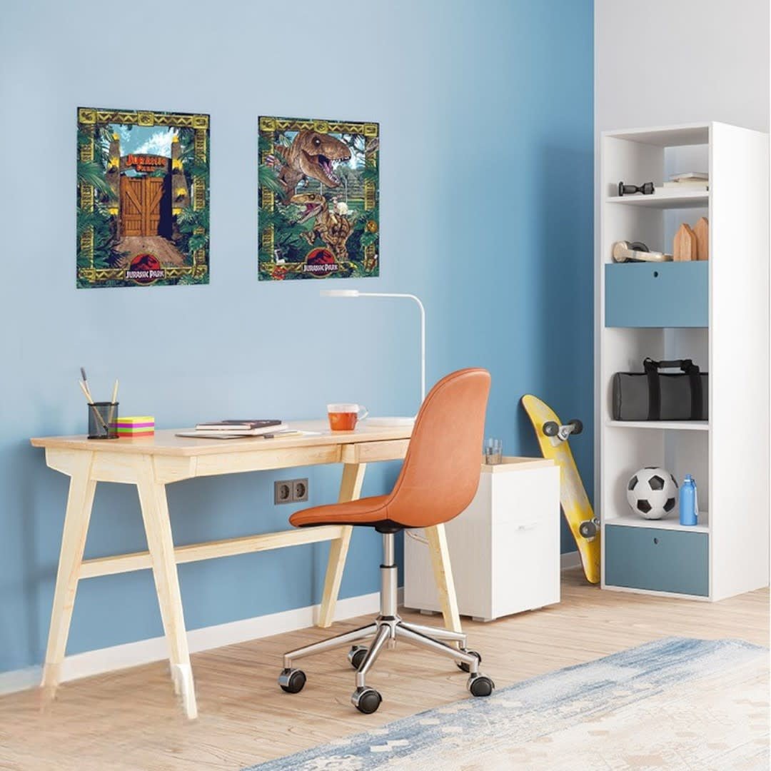 JURASSIC PARK - Set 2 Posters 52x38 - Gates and Biodiversity - Fans Geek Store