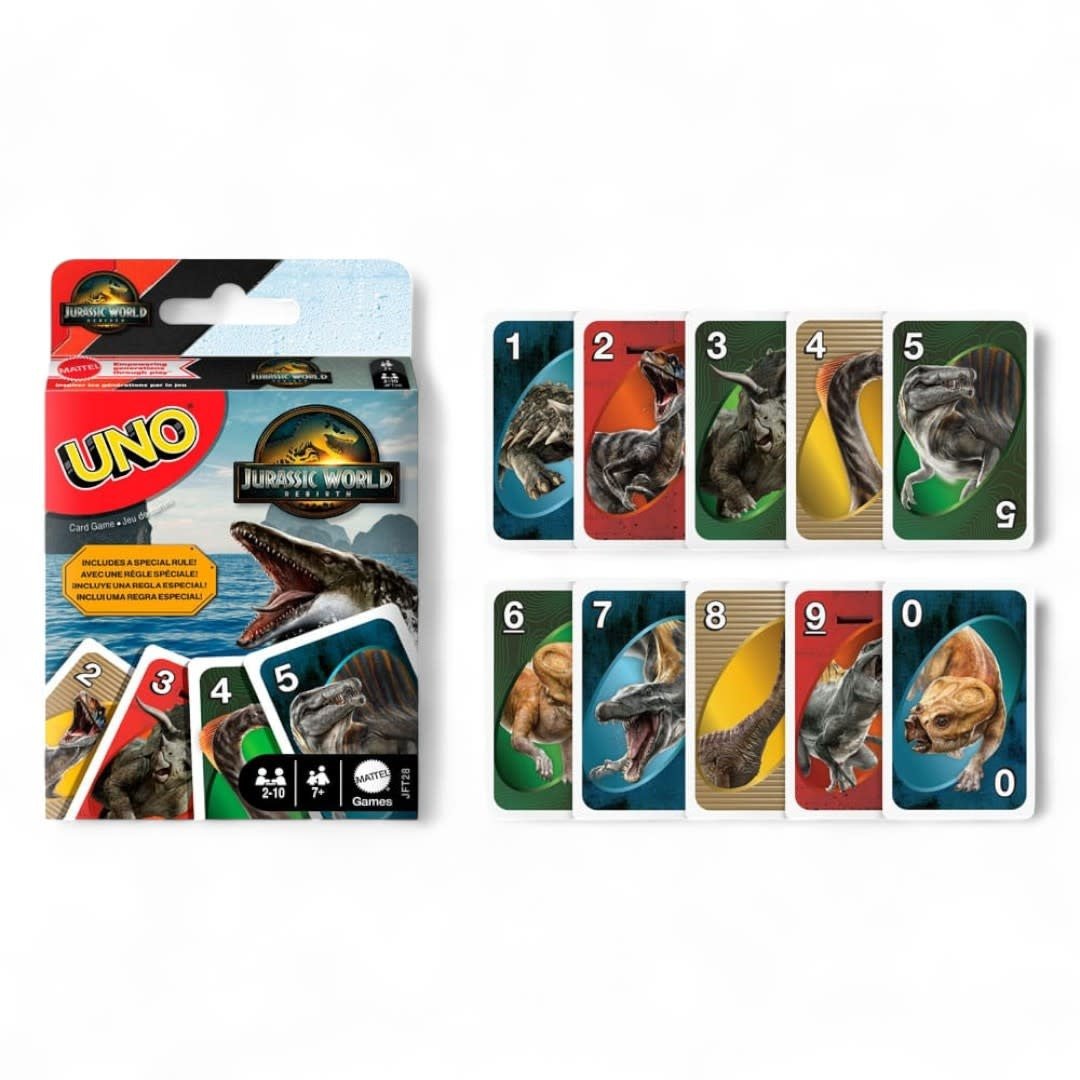 Jurassic World Rebirth UNO Card Game - Fans Geek Store