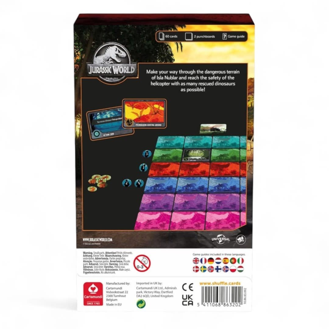 Jurassic World Shuffle Card Game Escape The Island - Fans Geek Store