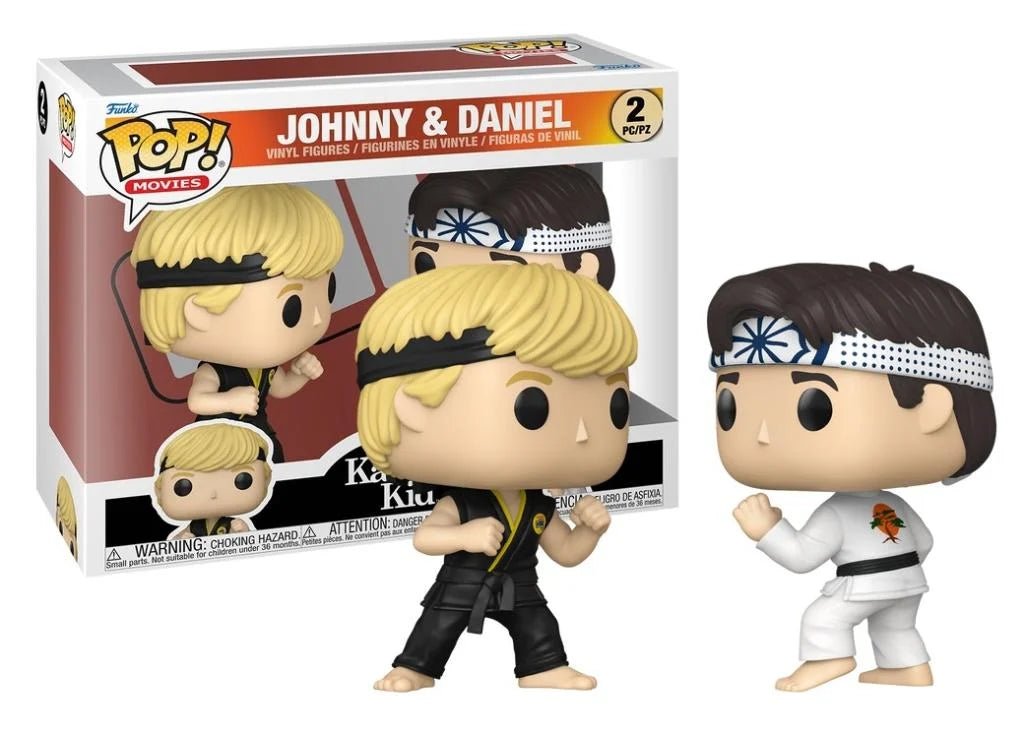 Karate Kid Johnny Lawrence & Daniel LaRusso Pop! 2-Pack - Fans Geek Storeproduct_typeHEO