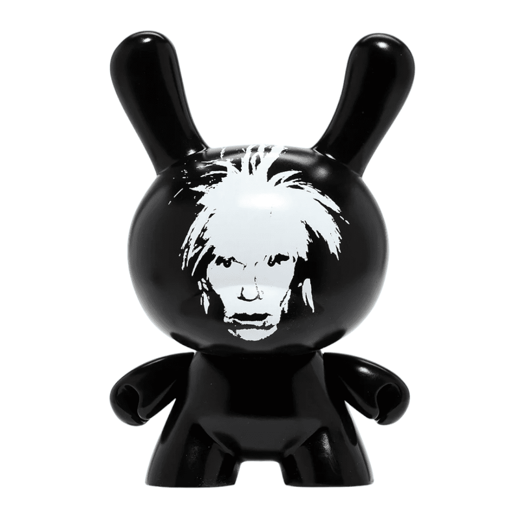 Andy Warhol: Fright Wig Self - Portrait Monochrome Edition 8 inch Dunny - Fans Geek Store