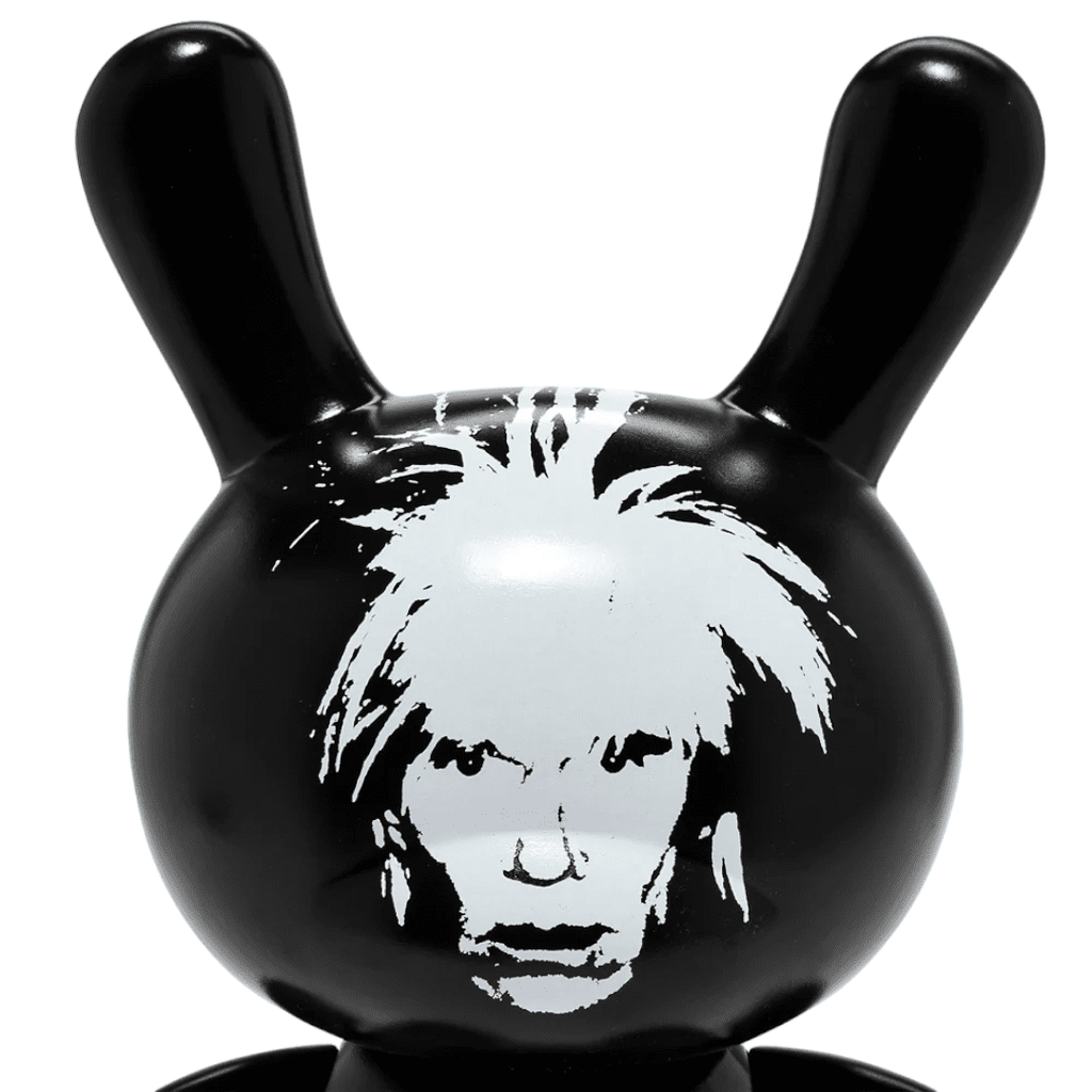 Andy Warhol: Fright Wig Self - Portrait Monochrome Edition 8 inch Dunny - Fans Geek Store