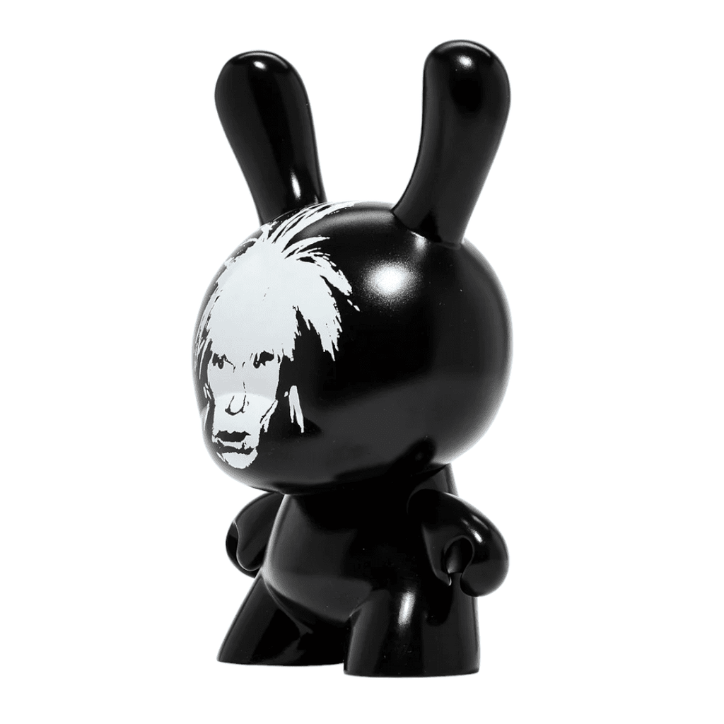 Andy Warhol: Fright Wig Self - Portrait Monochrome Edition 8 inch Dunny - Fans Geek Store