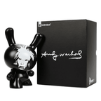 Andy Warhol: Fright Wig Self - Portrait Monochrome Edition 8 inch Dunny - Fans Geek Store