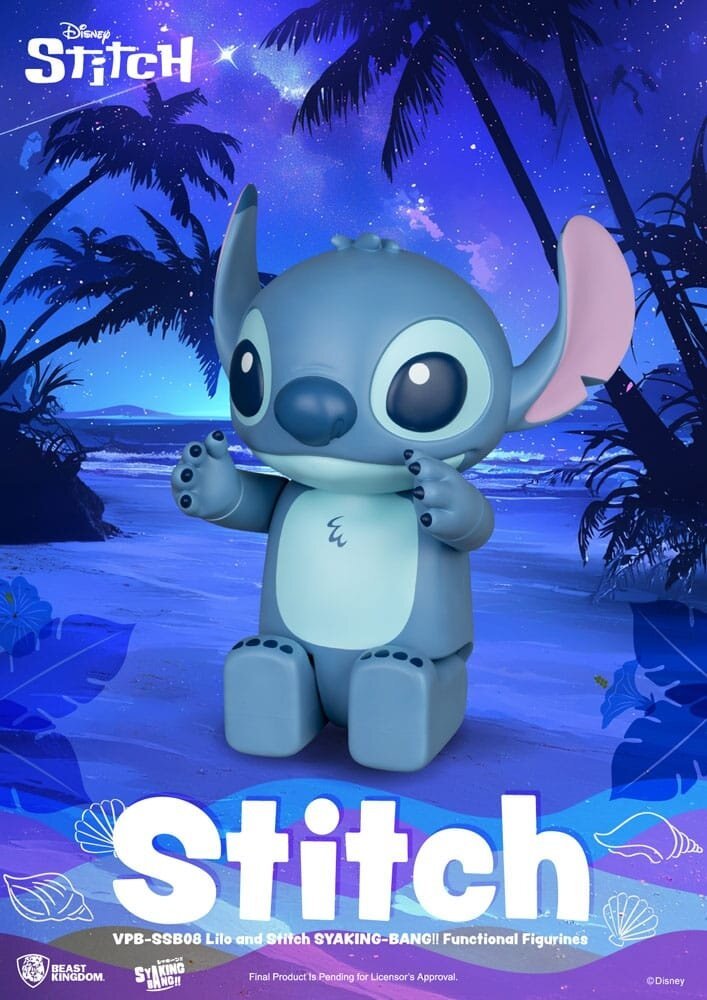 Lilo & Stitch Syaking Bang Vinyl Bank Stitch 30 cm - Fans Geek Storeproduct_typeBeast Kingdom