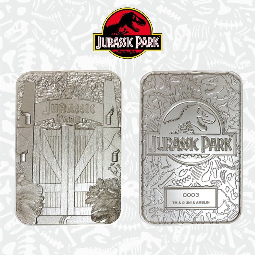 Jurassic Park: Welcome Gates Ignot Limited Edition plaqué argent