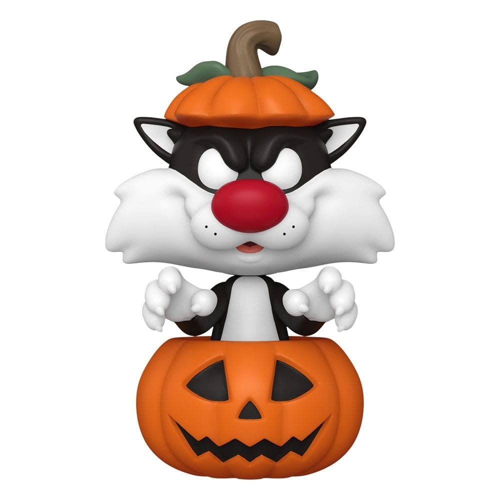 Looney Tunes Pop! Television Vinyl Figure Halloween Sylvester w/Pumpkin 9 cm - Fans Geek Store