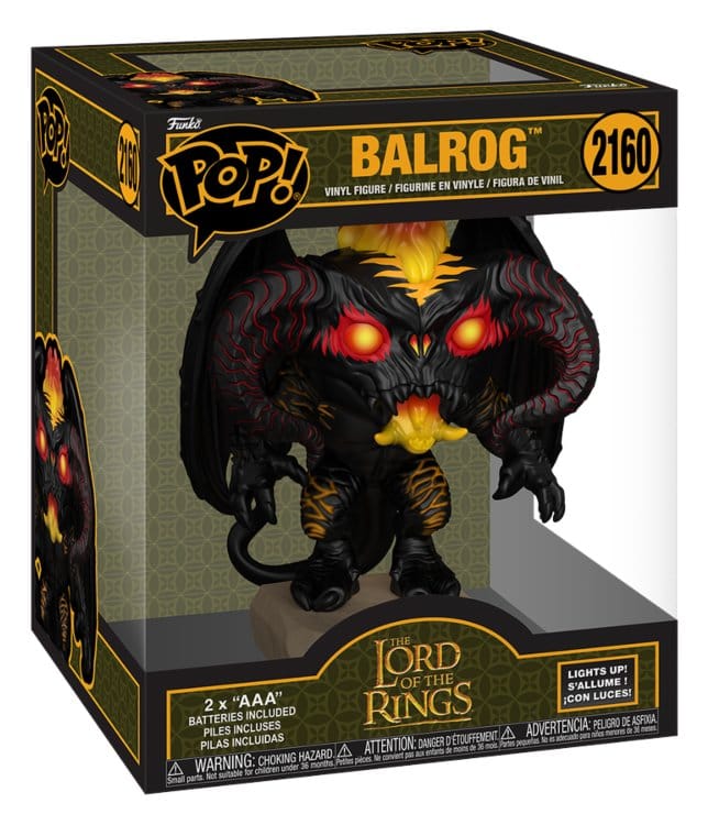 Lord of the Rings Balrog Lights Up Verzamelfiguur - Funko Pop 10cm - Fans Geek Storeproduct_typeFunko