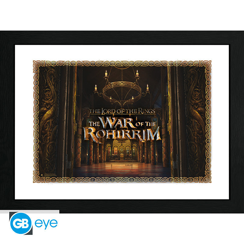 Lord of the Rings Ingelijste Poster Throne GB Eye 30x40cm