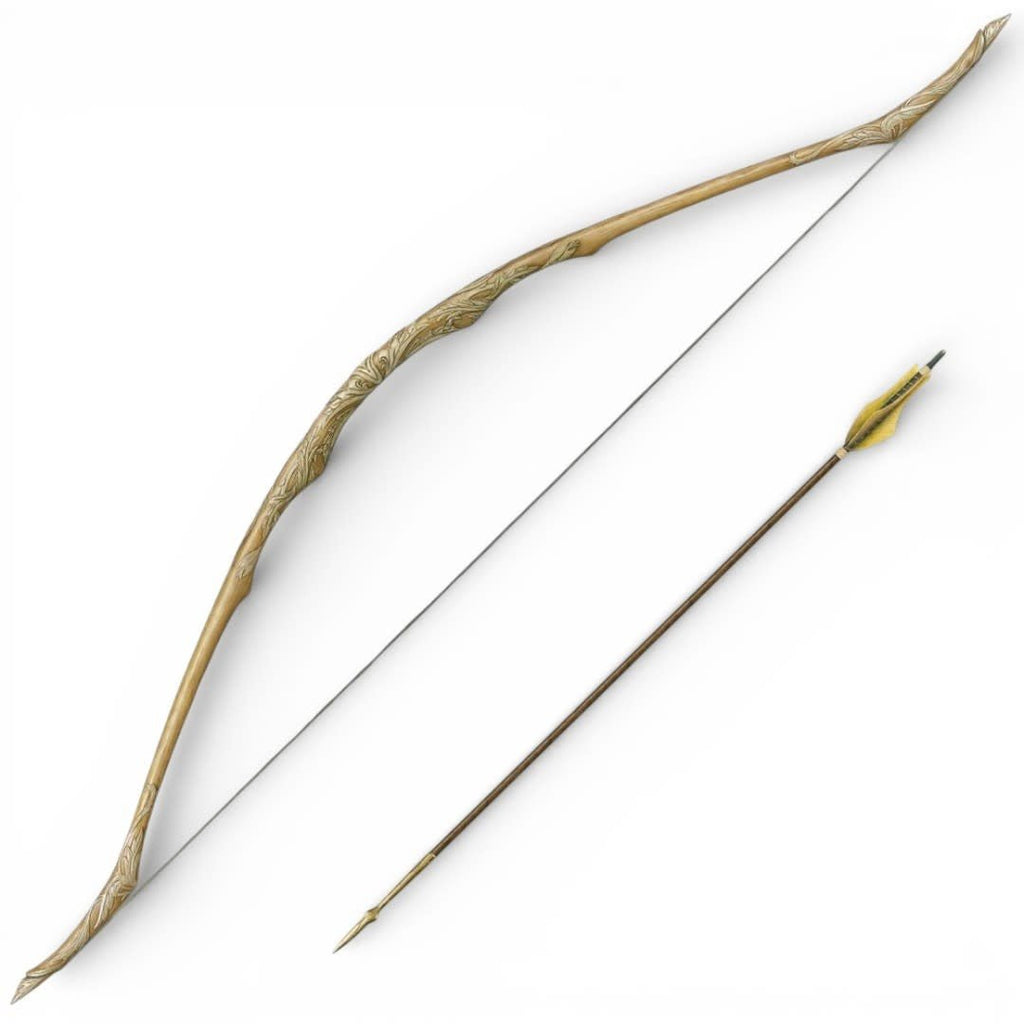 Lord of the Rings - Legolas Lothlorien Bow with arrow and wall display - Fans Geek Store