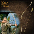 Lord of the Rings - Legolas Lothlorien Bow with arrow and wall display - Fans Geek Store